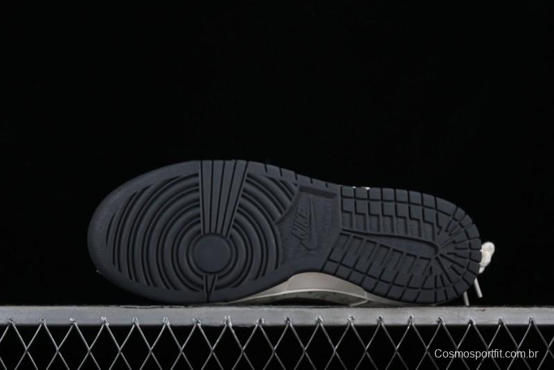 Nike SB Dunk Low LV Collaboration Strap Monogram Beige Black Hook Anniversary High-End Custom Low-Top Casual Skate Shoes - SJ2068-260