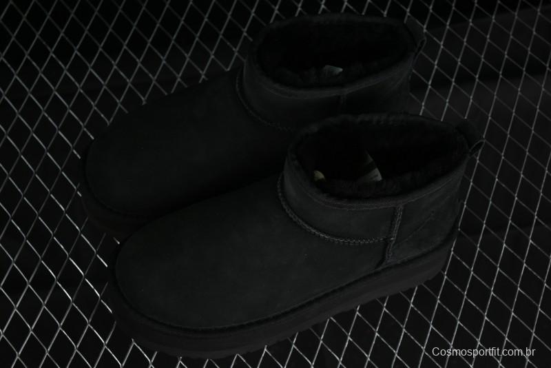 UGG Classic Ultra Mini Platform 3CM Wool Blend Mini Short Boots - 1135092