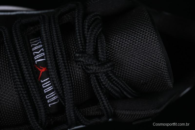 Nike Air Jordan 11 Low Bred Basketball Shoes with Patent Leather and Carbon Fiber - FV5104-006
