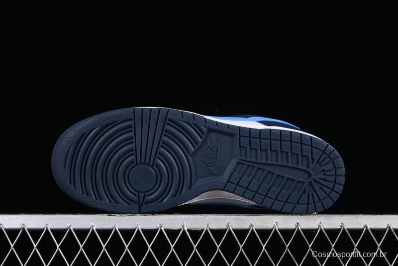 Nike Dunk Low SB Casual Skate Shoes in Obsidian/University Blue Colorway - FN7800-400