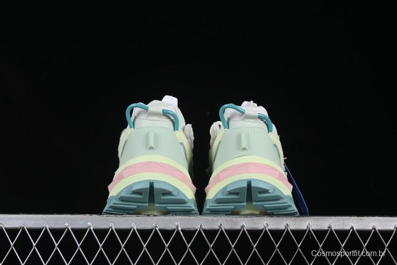 Playful Pastel Chunky Sneakers with Plush Bird Charm – Bold & Whimsical Streetwear Kicks