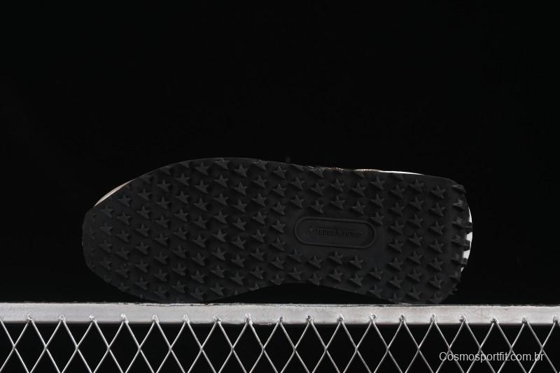 Golden Goose Marathon White Black Gold Comfortable Low-Top Lifestyle Sneakers - H8D4